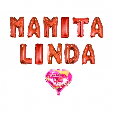 Globo letrero Mamita Linda