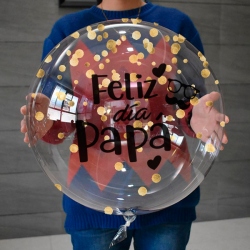 Globo burbuja Feliz Día Papá