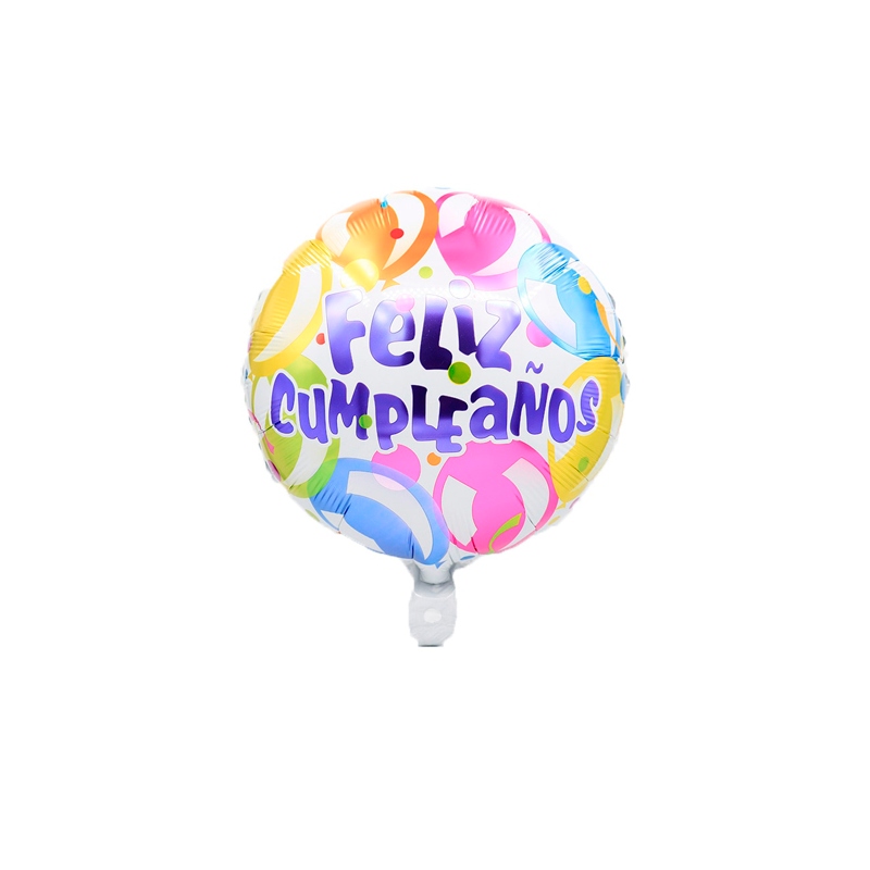 Globo de Latex Feliz Cumpleaños #9!! Solo en Globos Yuli