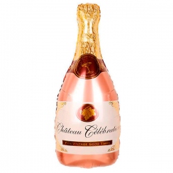 Globo metálico 40'' Champagne Rosado