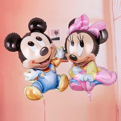Globo 26'' Mickey y Minnie Bebé