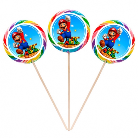 Sticker de paleta dulce Super Mario