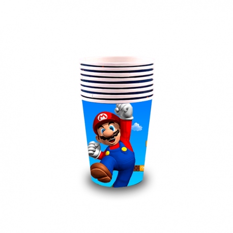 10 vasos de Super Mario Bros