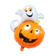 Globo metalico 9'' Figura Mini Halloween