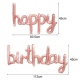 Frase globo cursiva Happy Birthday