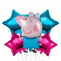 Bouquet de globos George Pig