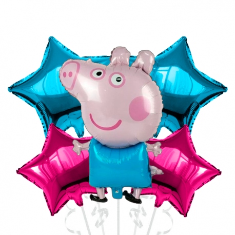 Bouquet de Globos Peppa Pig!! Compralo en Globos Yuli