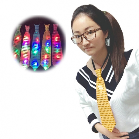 Corbata led luminosa