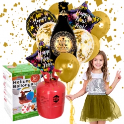 Pack Balon de helio Feliz Año Nuevo