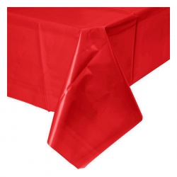 Mantel mesa rojo