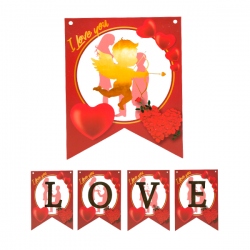 Banner San Valentin "Te amo mi amor"