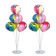 Soporte con globos multicolor